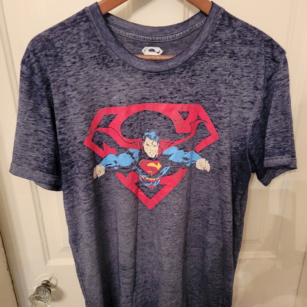 Superman T-Shirt Men's M 51% Cotton Blend